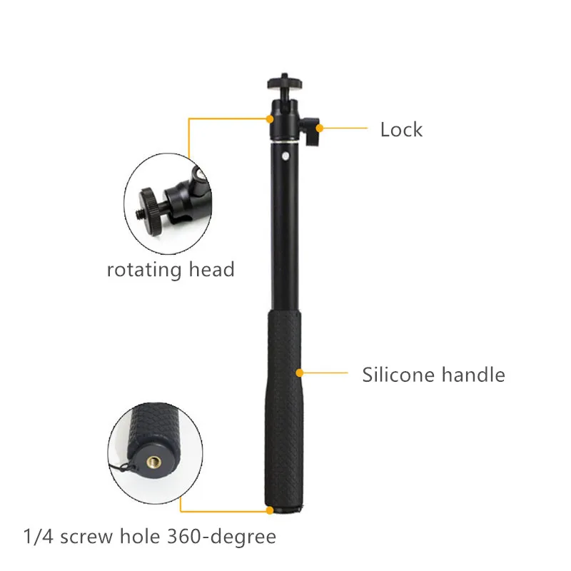 Металлический штатив и селфи-палка зажимы удочки для gopro/dji osmo mobile 3 2/osmo pocket gimbal/osmo аксессуары для экшн-камеры