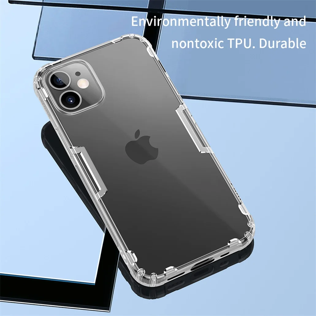 Nillkin Thiên Nhiên Dành Cho iPhone 12 Pro Max Ốp Lưng Trong Suốt Silicon Mềm Mại Ốp Lưng TPU Cho IPhone12 Cho iPhone 12 mini 12 Pro