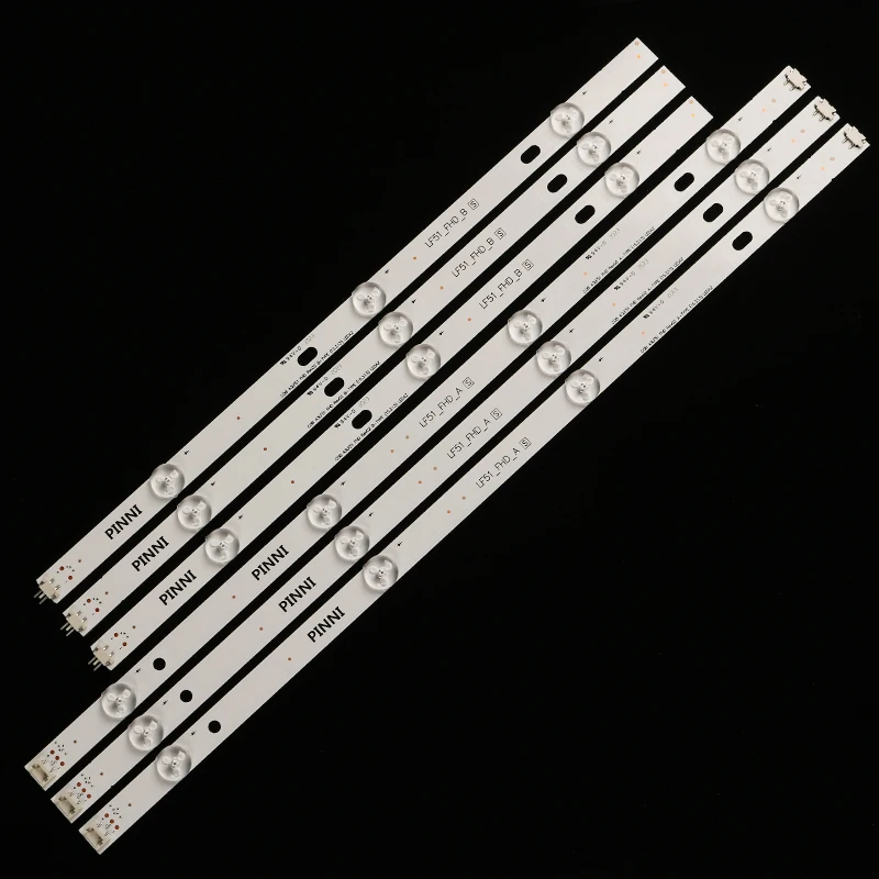 2TV LED Strip For 6916L-0962A 6916L-0962B LG 43LH5100 43LH5700 43LF510V LF51_FHD_A LF51_FHD_B LGE_WICOP_FHD 43INCH_REV00_A/B