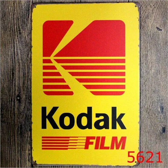 20x30 см жестяной знак Kodak фильм Паб Магазин Настенный декор Ретро металлический