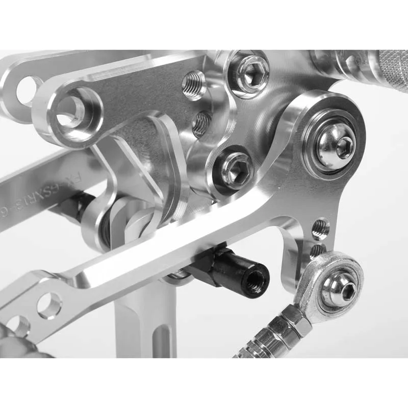 SMOK педаль мотоцикла для Suzuki GSXR750 1996 1997 1998 1999 2000 2001 2002 2003-2005 алюминиевый сплав Rearset подножки