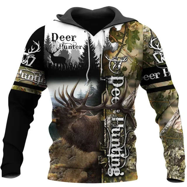 Boar Rhinoceros Dog Hunting Rabbit 3D Print Men Hooded Hoodies Hunting Hunter Women Sweatshirts Casual Hip Hop Shirt Clothing 02 AA8