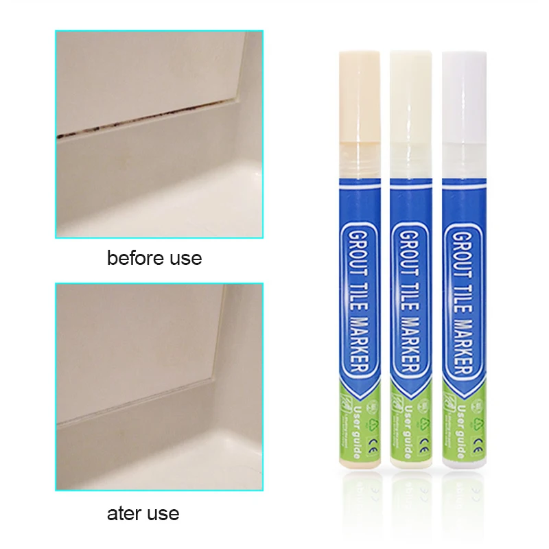4Pcs Tile Grout Pen White Grout Renew Repair Marker with Replacement Nib  Tip to The Look of Tile Grout Lines Pen - AliExpress