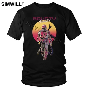 

Fashion New Arrival Tee Men's 100% Cotton Star Wars Mandalorian T Shirts Short Sleeves Complicated Soldier Casual T-Shirt Gift