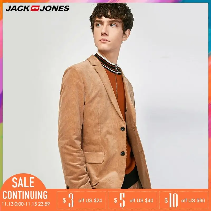 Jack Jones мужские повседневные Модные Костюмы Блейзер | 217308515 Мужская одежда
