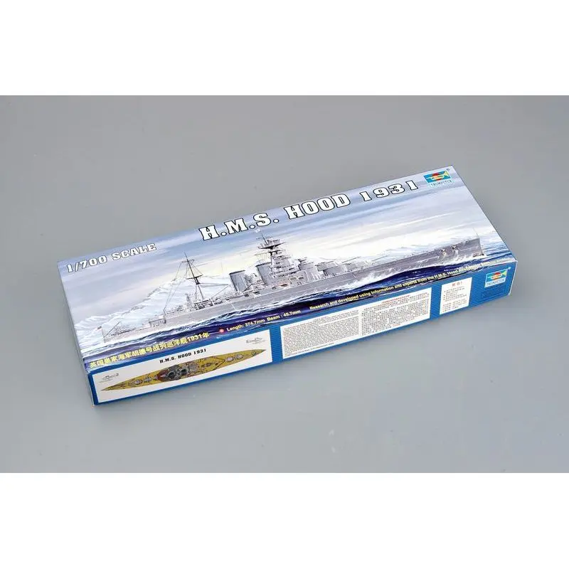 Комплект моделей Trumpeter 05741 1/700 HMS HOOD 1931 | Игрушки и хобби