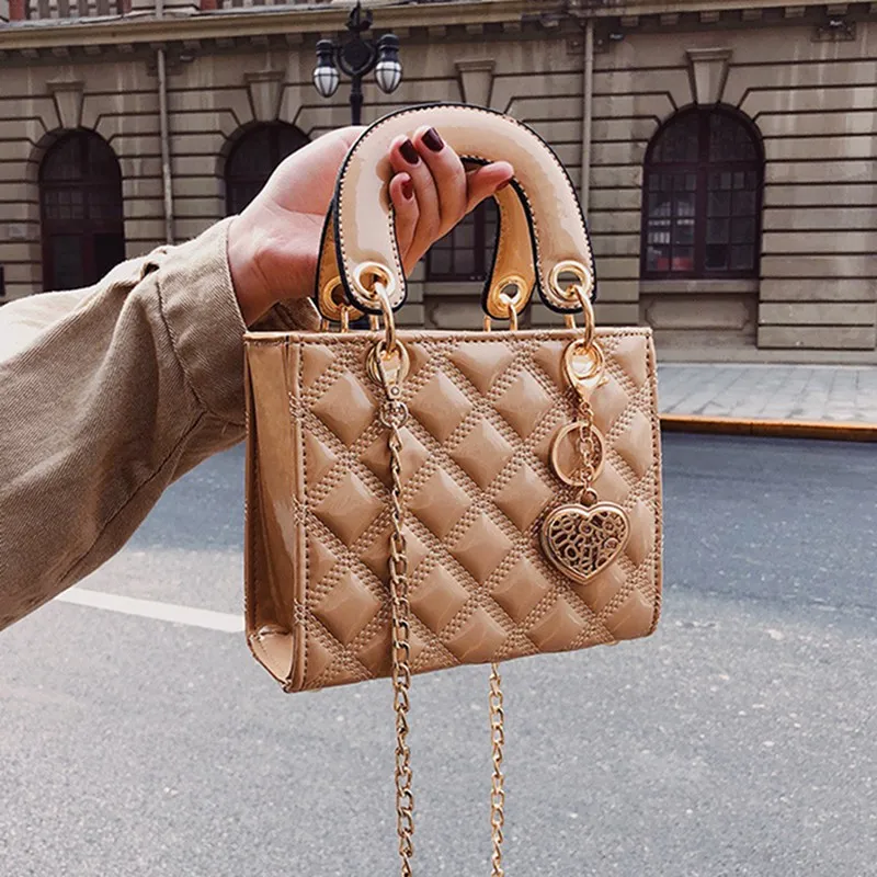 Летние сумки для женщин, клетчатая Желейная сумка, яркие цвета, с клапаном, мини дизайн, для девушек, на плечо, на цепочке, сумка-мессенджер, через плечо, сумочка