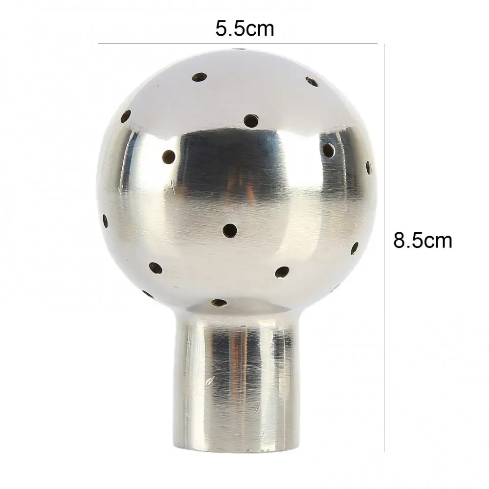 Thread Pipe Fitting Stainless Steel 1/2 Inch Female Cleaning Spray Ball Sanitary Pipe Fittings Fix/Rotary Tank Cleaning Ball Hea