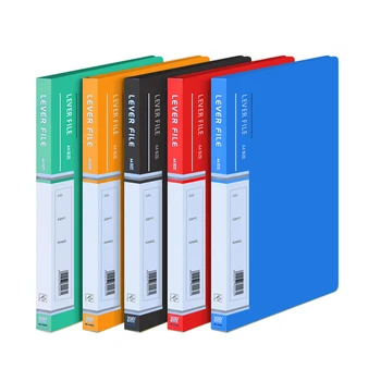 

Office Desktop Organizer Desk File Tray Lever Arch Folder with Ring Binder 5Colors Large Two Holes Documents Storage