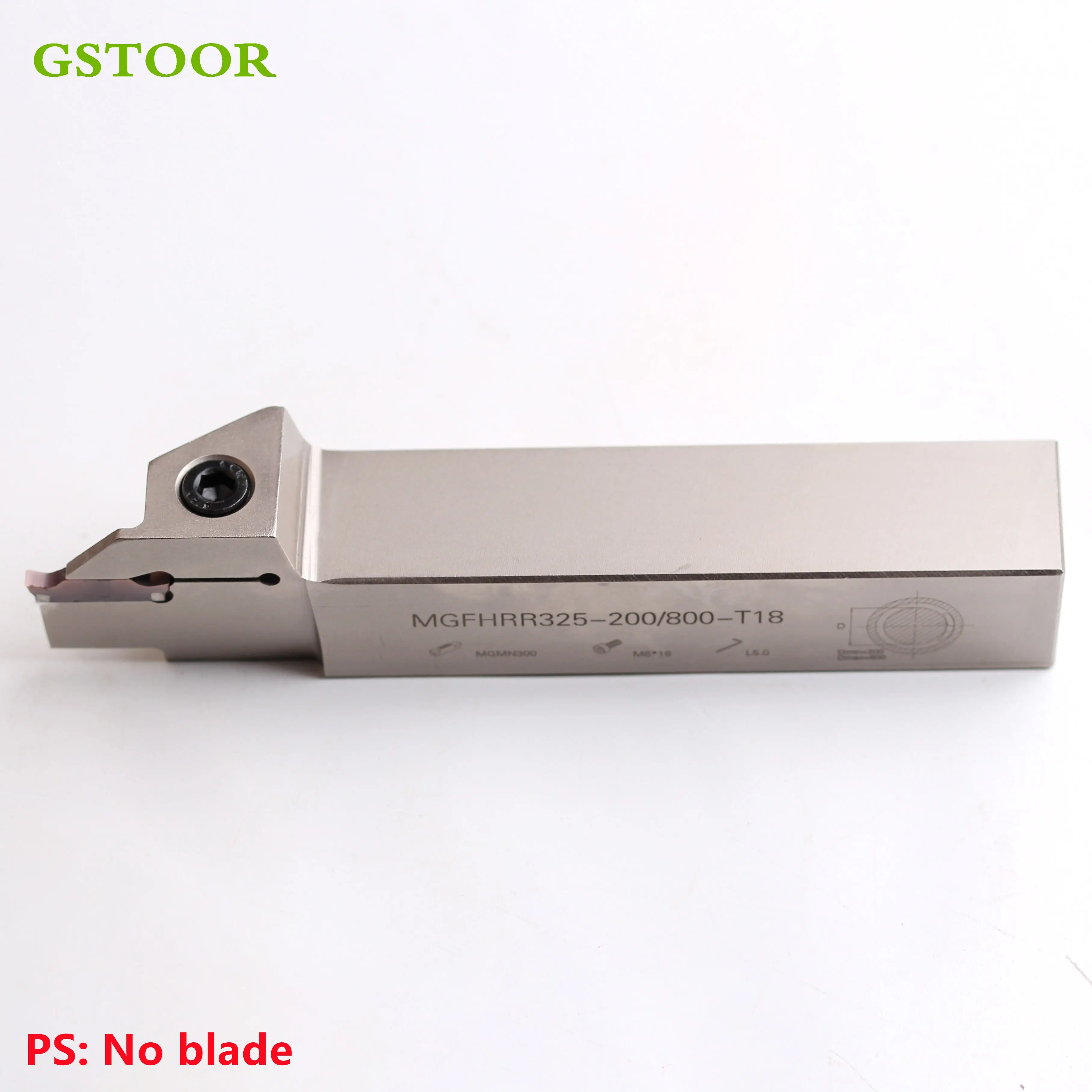 

1PC MGFHRR320-40/70-T15 MGFHRR325-40/70-T15 MGFHRR325-200/800-T18 Grooving Toolholder CNC Lathe Slotting Blades Arbor