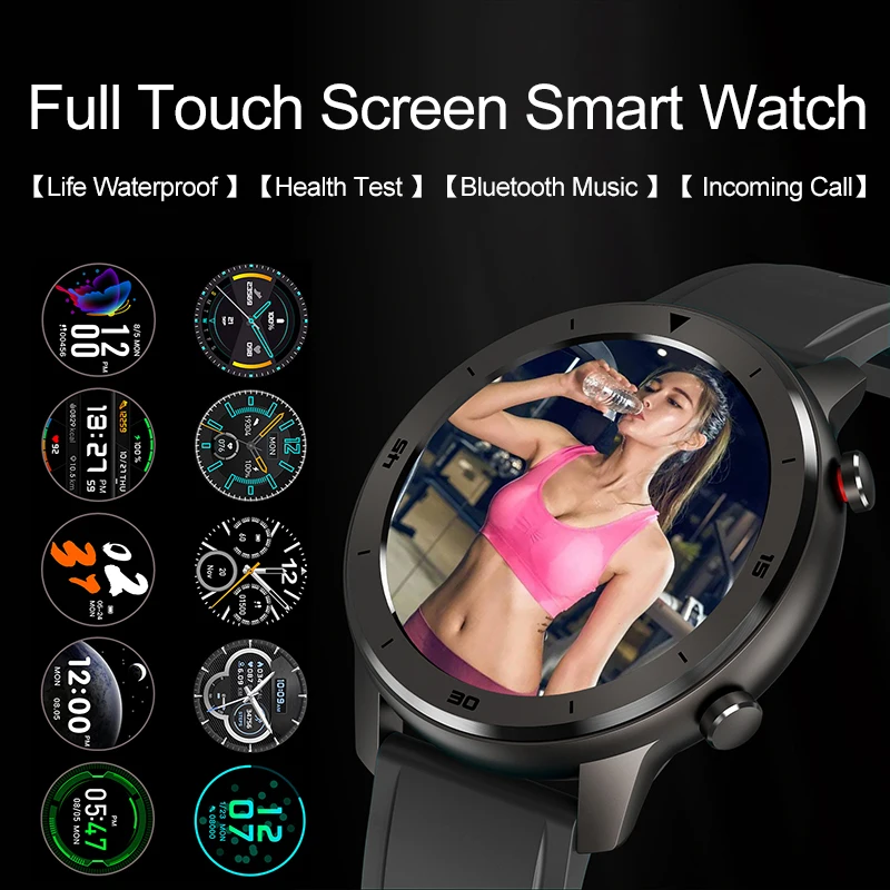 Мужские Смарт-часы Timewolf с большим экраном, IP68, водонепроницаемые Смарт-часы, Android, кровяное давление, пульсометр, Смарт-часы для мужчин, для IOS телефона