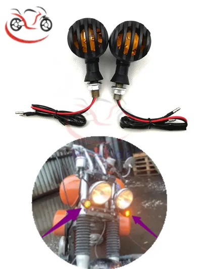 for Harley Dyna Chopper Cafe Racing Super Glide Custom Bike and motorcycle turn signals signal light night lights fog |