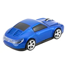 2,4 ГГц Беспроводная гоночный автомобиль в форме usb‑мышь Оптическая/мыши 3D 3 кнопки 1000 dpi/CPI для ПК ноутбука рабочего стола