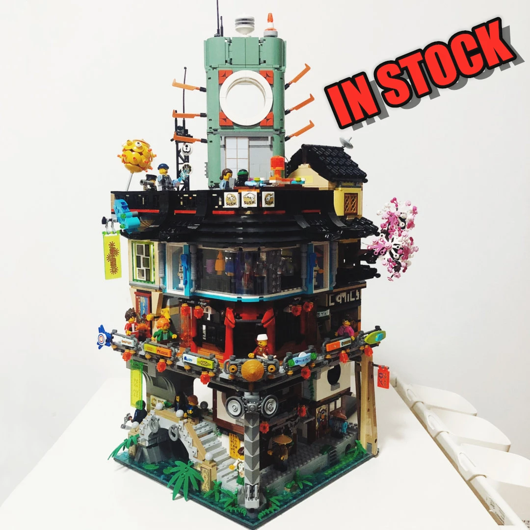 Ninjago City 06066 Masters of Spinjitzu совместимый с Iego 70620 светодиодный светильник строительные