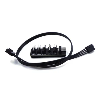 

39.5cm 1 To 5 4 Pins Molex TX4 PWM CPU Cooler / Case / Chasis Cooling Fan Power Cable Hub Splitter Adapter