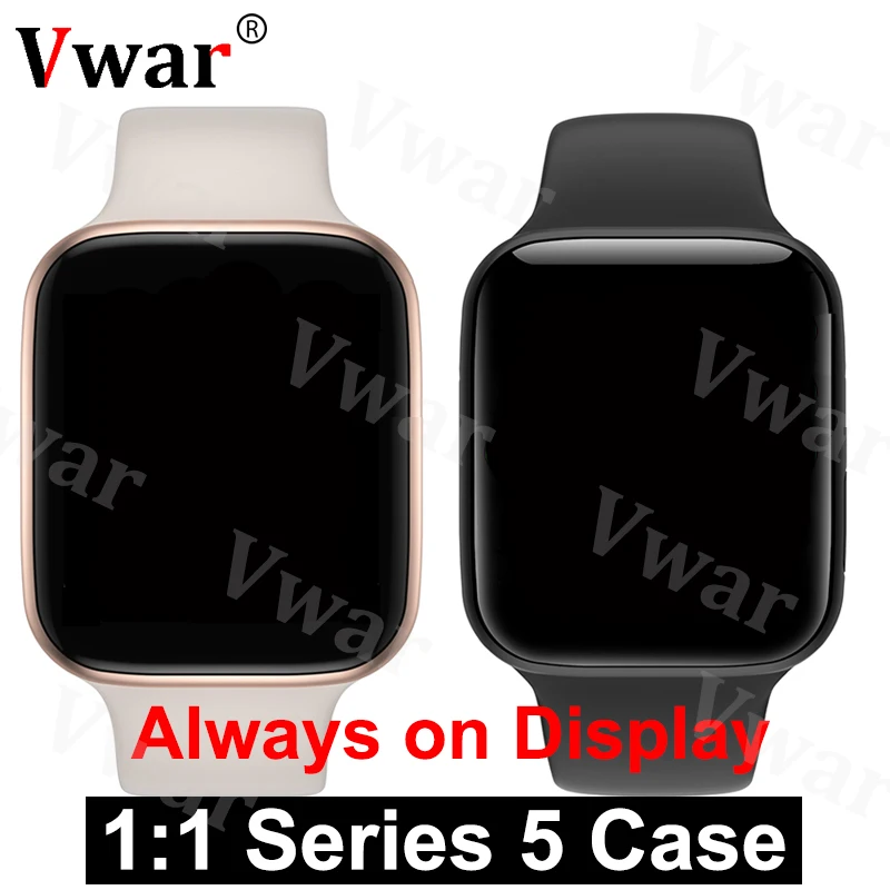 

Vwar iwo Series 5 Smart Watch 40mm 1:1 Case for Apple IOS Android Phone VS IWO 8 10 12 IWO12 Plus Max Fitness Tracker Smartwatch