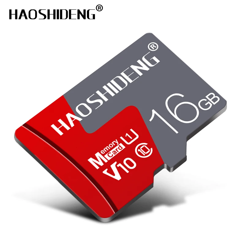 Оригинальная качественная карта Micro SD U3, 4 ГБ, 8 ГБ, 16 ГБ, 32 ГБ, 64 ГБ, 128 ГБ, TF карта, карта памяти с бесплатным адаптером SD для смартфонов/планшетов - Емкость: 16GB Class10