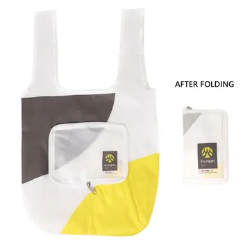 

VOGVIGO Oxford cloth bag export nylon bag folding bag with zipper bag shopping bag