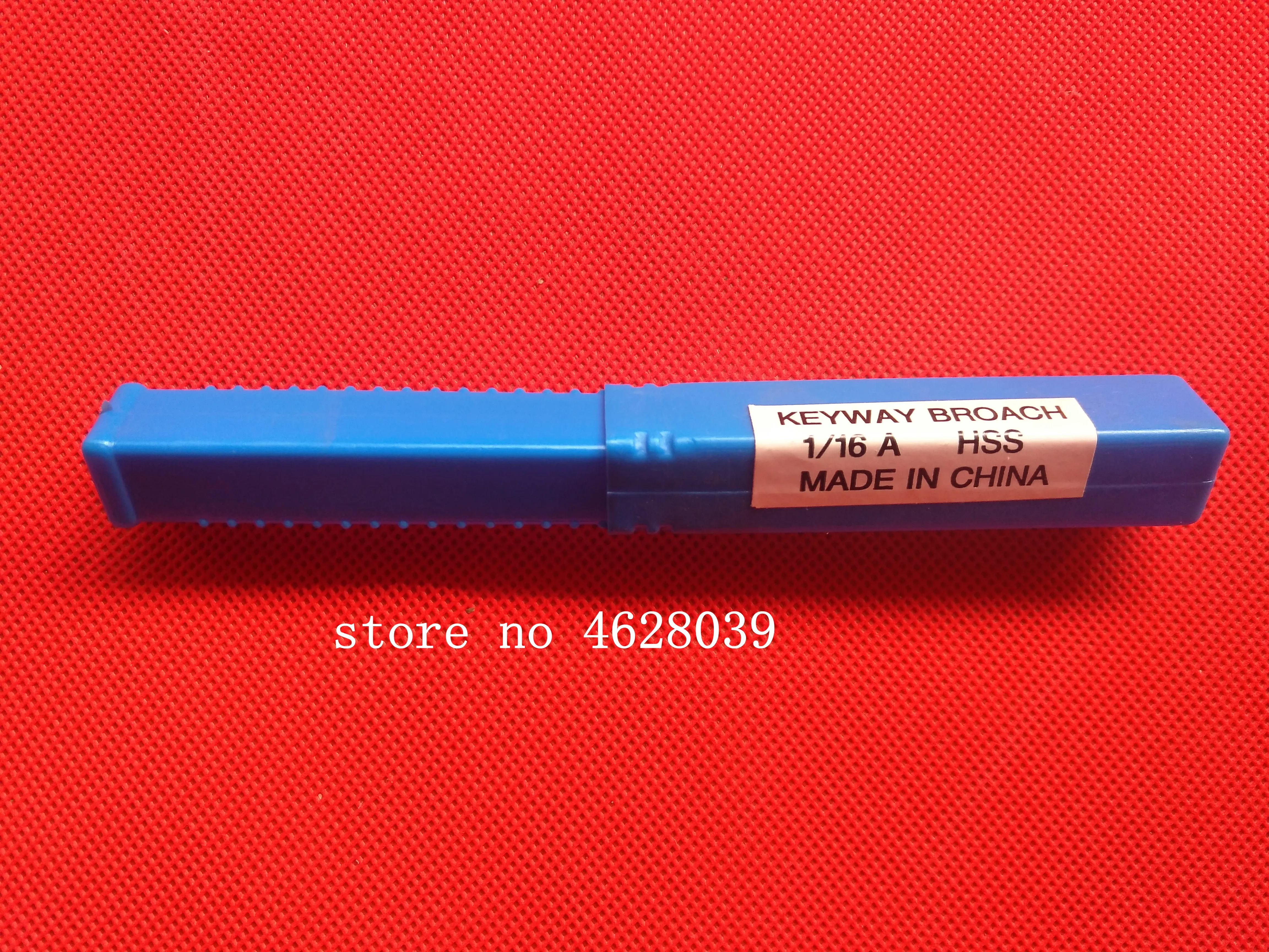 Keyway Broach 1/16" Inch A Push Type High Speed Steel HSS Cutting Tool for CNC Broaching Machine Metalworking