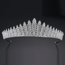 Свадебные диадемы в стиле барокко, кристаллы, Свадебные короны, аксессуары для волос