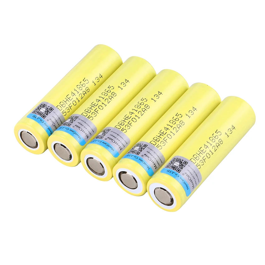 Meetcute 2500mAh Li-lon аккумулятор HE4 18650 3,7 V power перезаряжаемые батареи Макс 20A, 35A Разрядка Для LG для электронной сигареты