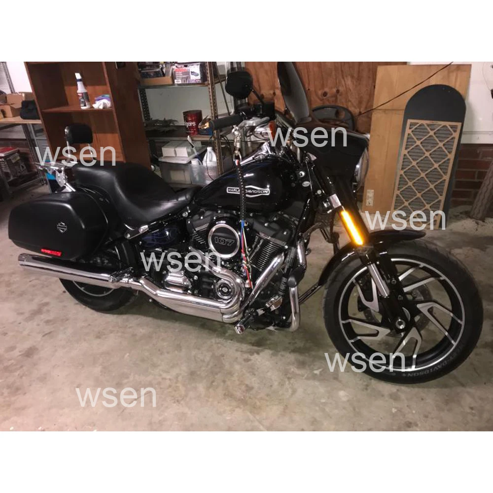 Chrome Mustache Engine Guard Frame Highway Crash Bar For Harley Softail Heritage Fat Boy FXBR FXFB FLHC FXLR FLFB-UP