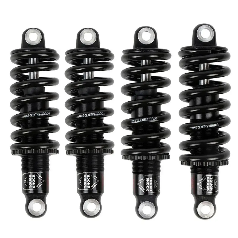 550-850LBS Bicycle Rear Shocks Suspension Bumper Bike Frame Spring Shock Damper Absorber On For MTB Folding | Спорт и развлечения