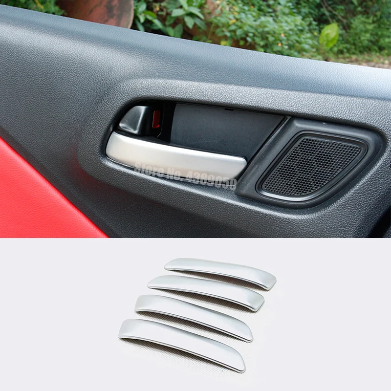 For Honda City Sedan 2014 2015 2016 accessories ABS Matte Car inner door handle protector Decoration Cover Trim car Styling 4pcs |