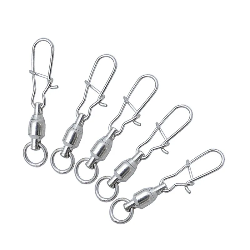 

High-Speed Fast Fishing Gear Connector 8-shaped Ring 8-Word Bearing Swivel Lure Swivel Enhance Brooch Small Accessories