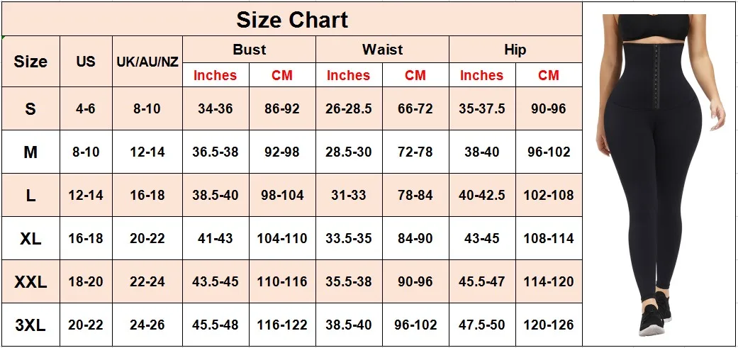 HEXIN Womens Leggings fajas Waist Trainer Leggings High Waisted Leggings Pants Tummy Control Panties Sports Leggings Gym Running best shapewear for tummy