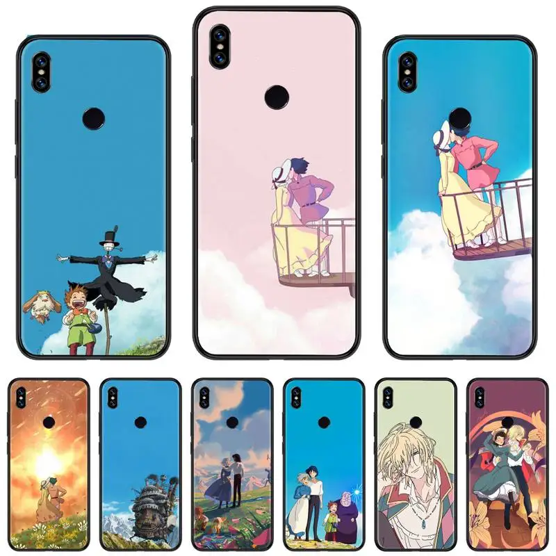 Роскошный чехол для телефона Howls Moving Castle amime Xiaomi Redmi note 4 4X 8T 9 9s 10 K20 K30 cc9 9t pro lite