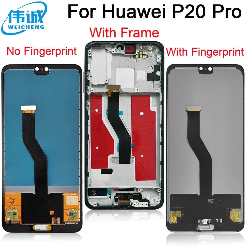TFT Display For Huawei P20 Pro LCD Touch Screen Digitizer Assembly for P20Pro CLT-L04 CLT-L09 CLT-L29 | Мобильные телефоны и
