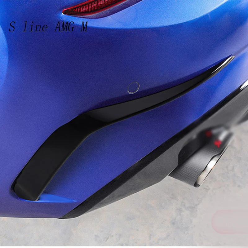 Car styling for BMW 3 Series G20 G28 2020 Trunk Rear fog lamp grille slats auto lights covers Stickers Carbon fiber Accessories