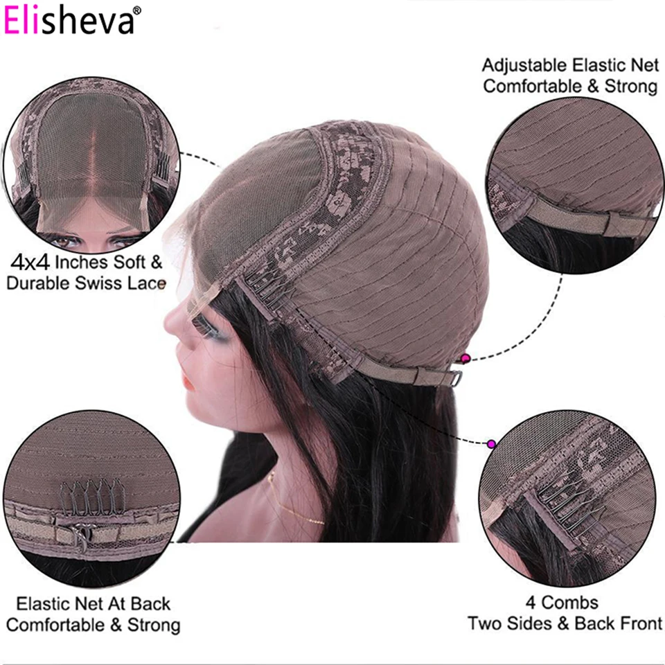 Объемная волна Синтетические волосы на кружеве Парик Hd прозрачный al парик BodyWave