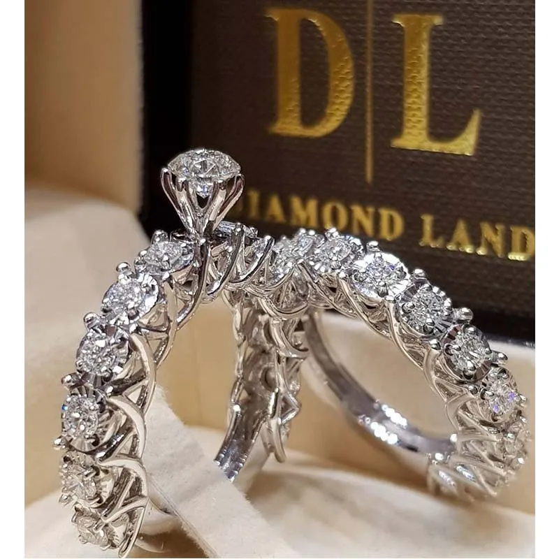 Цепочка для часов, геометрические мужские циркониевые кольца, популярные классические женские модные разноцветные стразы, ювелирные изделия Diomand, свадебные блестящие кольца, подарки
