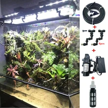 Heman répteis nebulizador névoa sprinkler floresta tropical tanque pet sistema de refrigeração umidificação répteis pet terrarium sistema de nebulização