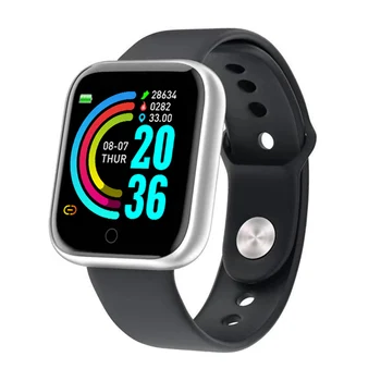

D20 Smartwatch Bluetooth Fitness Blood Pressure Tracker Sports Heart Rate Monitor Pessometer Message Reminder Alarm