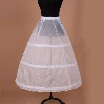 

Wedding Petticoat Bridal Hoop Crinoline Prom Underskirt Fancy Skirt Slip Princess Clothes Gothic White Petticoat Drop ship ##6