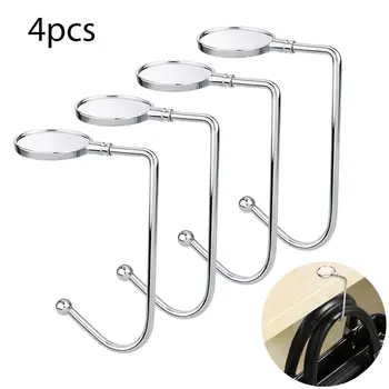 

4 Pcs Christmas Stocking Holders Hooks Safety Hang Grip Round Hanger Clip Storage Decoration