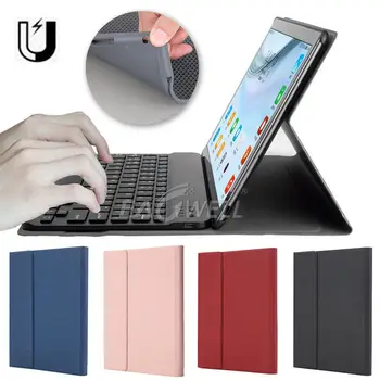

For Huawei M5 lite 10.1" Bracket Pen Tray Shockproof Protective Case Cover With Bluetooth Wireless Removable Ultra-Thin Keyboard