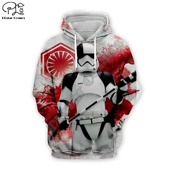 

Newest Star Wars Hoodie 3D Print Top Long Sleeve Cool Design Men Sweatshirt Casual Men's Sportswear Fashion Skull Jacket ST-011