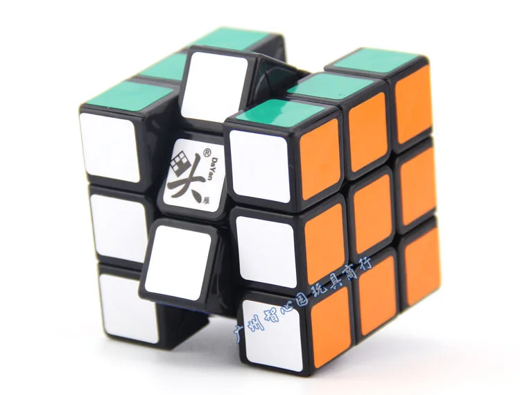 Гуси Самсары трехслойный Кубик Рубика черно-белый с узором 3x3x3dayan lunhui образовательная игрушка-игра Кубик Рубика