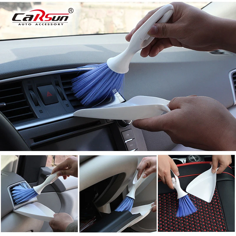 

CARSUN Detailing Car Air Outlet Brush Cleaning Brush Keyboard Conditioner Nettoyage Voiture Clean Auto Detailing Cepillo Tools