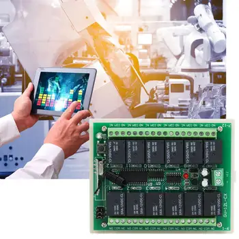 

Solid State Relay 12 Channels Remote Control Relay Wireless with Receiver Printed Circuit Board 12V
