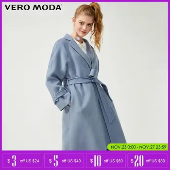 

Vero Moda Winter 100% Wool Double Pocket Lapel Collar Coat | 319427524
