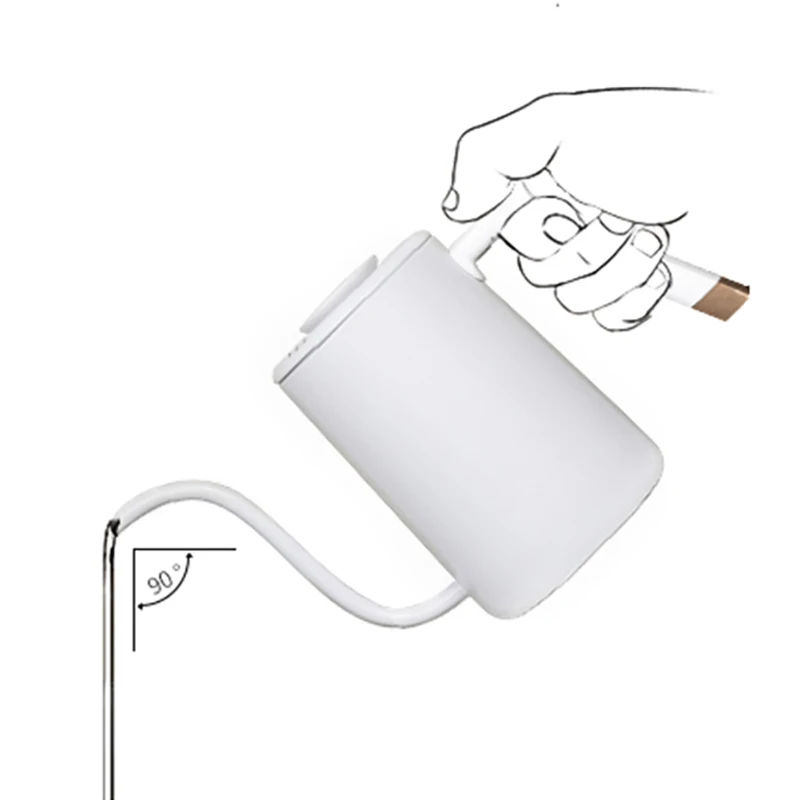 Coffee Pot Kettle SwanNeckFineMouth 700ml for Kitchen Home Trave Office