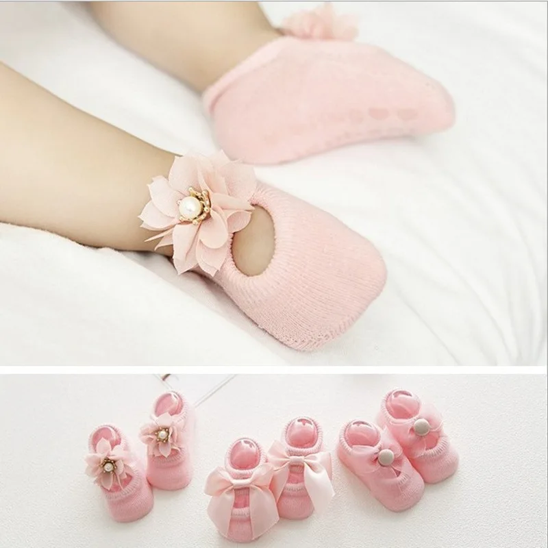 Детские носки с низким верхом на весну, лето и осень, короткие носки для новорожденных, хлопковые носки-тапочки с тонким мехом, 3 пары, детские носки