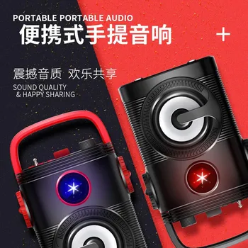 

Landscape B6 Bluetooth Loudspeaker Box Stereo Subwoofer Hand Portable Outdoor Loudspeaker Box Wireless Mini-speaker
