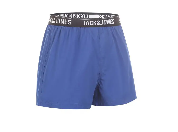 JackJones для мужчин 100% хлопок печатных мужские шорты в повседневном стиле нижнее белье спортивные трусы тканые Homme стрелка трусики для женщин