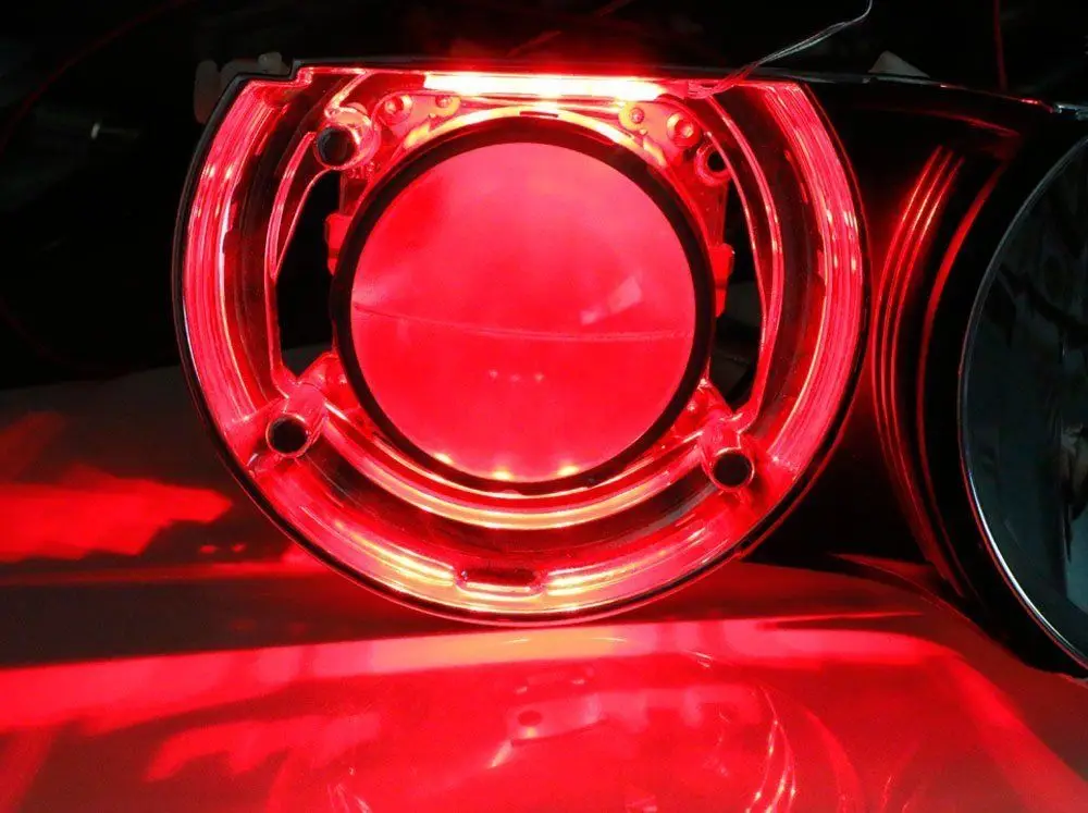 4 шт. многоцветный RGB Demon Eye светодиодный devil eyes с беспроводным пультом дистанционного управления для двойных линз автомобиля мотоцикла фары проектор модифицированный